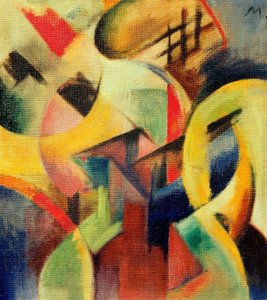 Pequeña composición I de Franz Marc